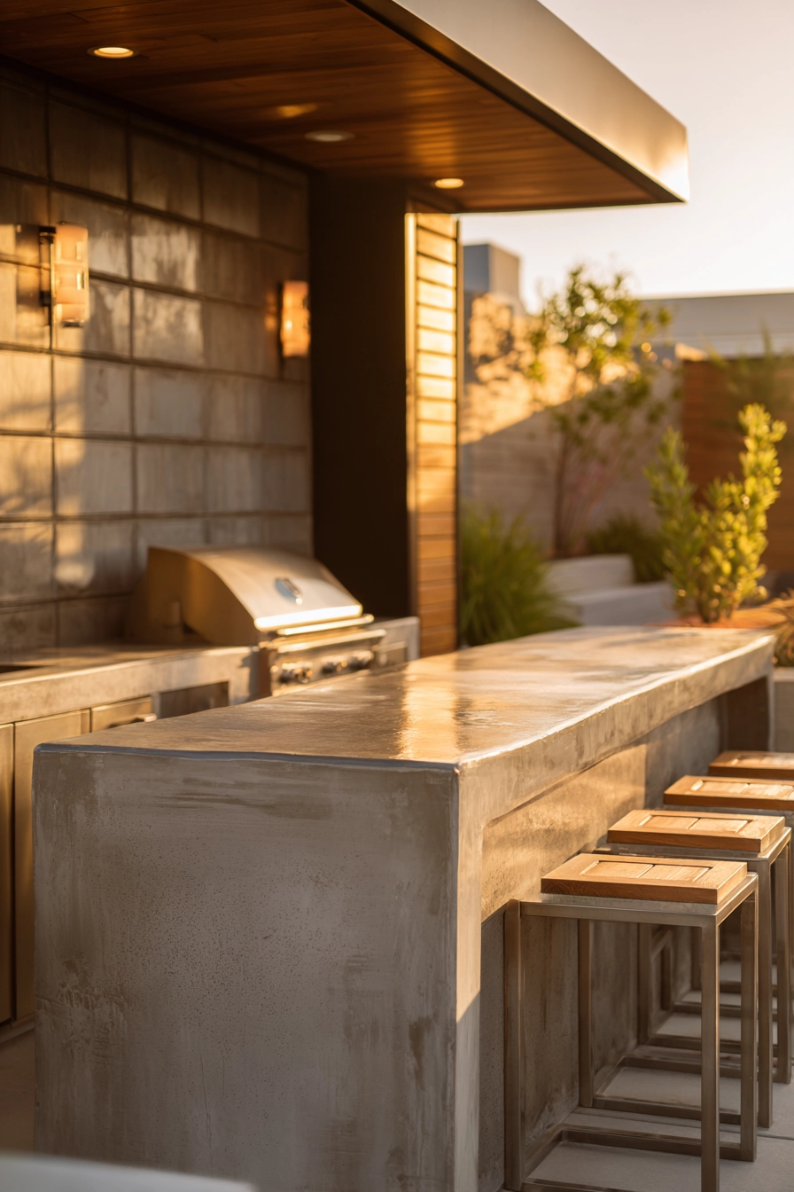 small outdoor kitchen ideas 5