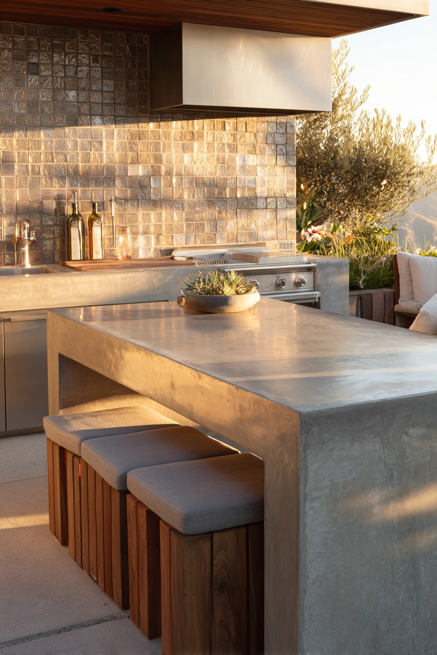 small outdoor kitchen ideas 8