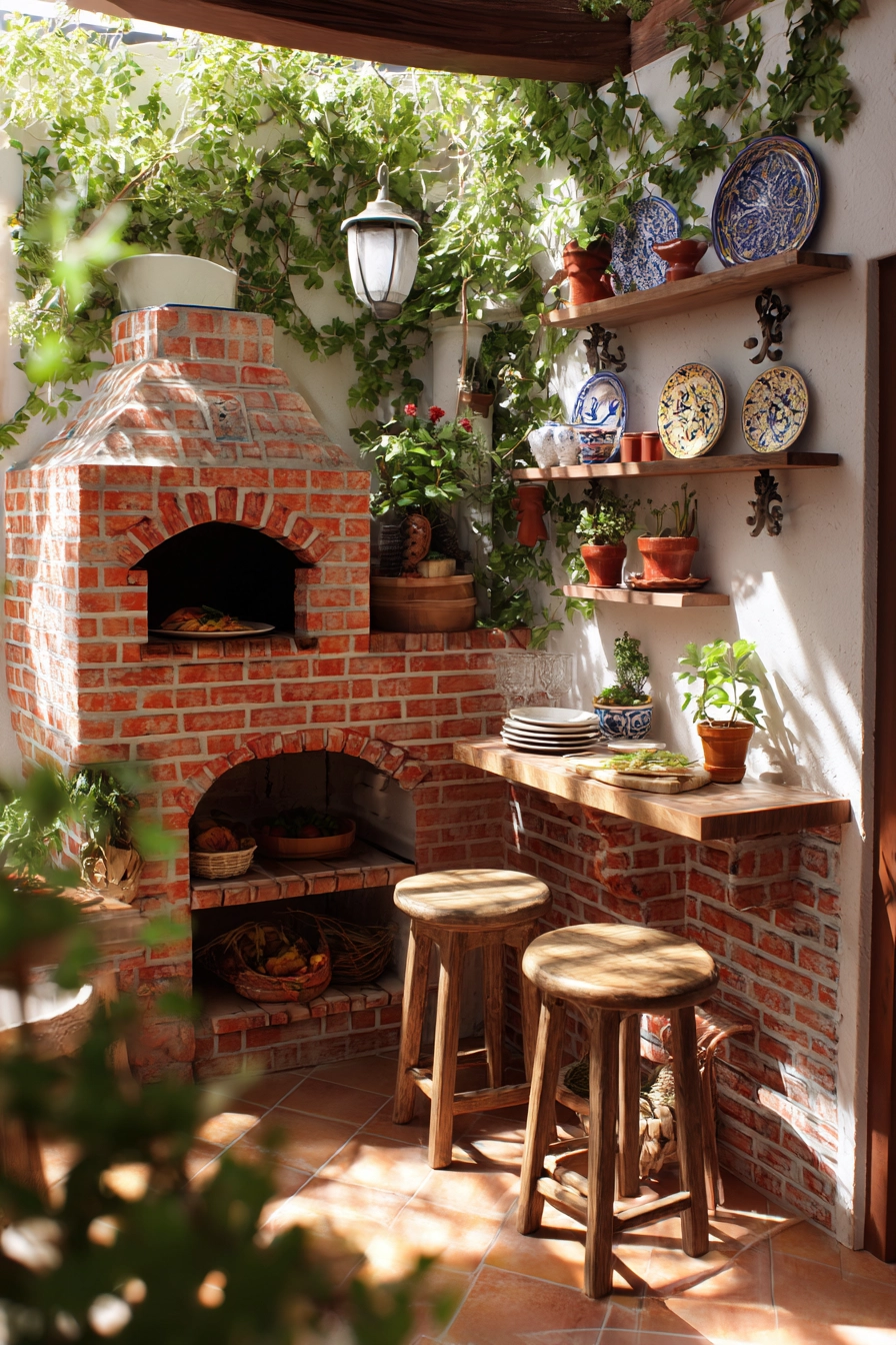 small outdoor kitchen ideas 9