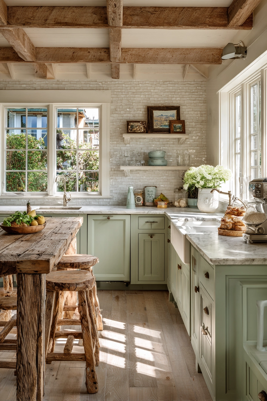 tiny cottage kitchen 1