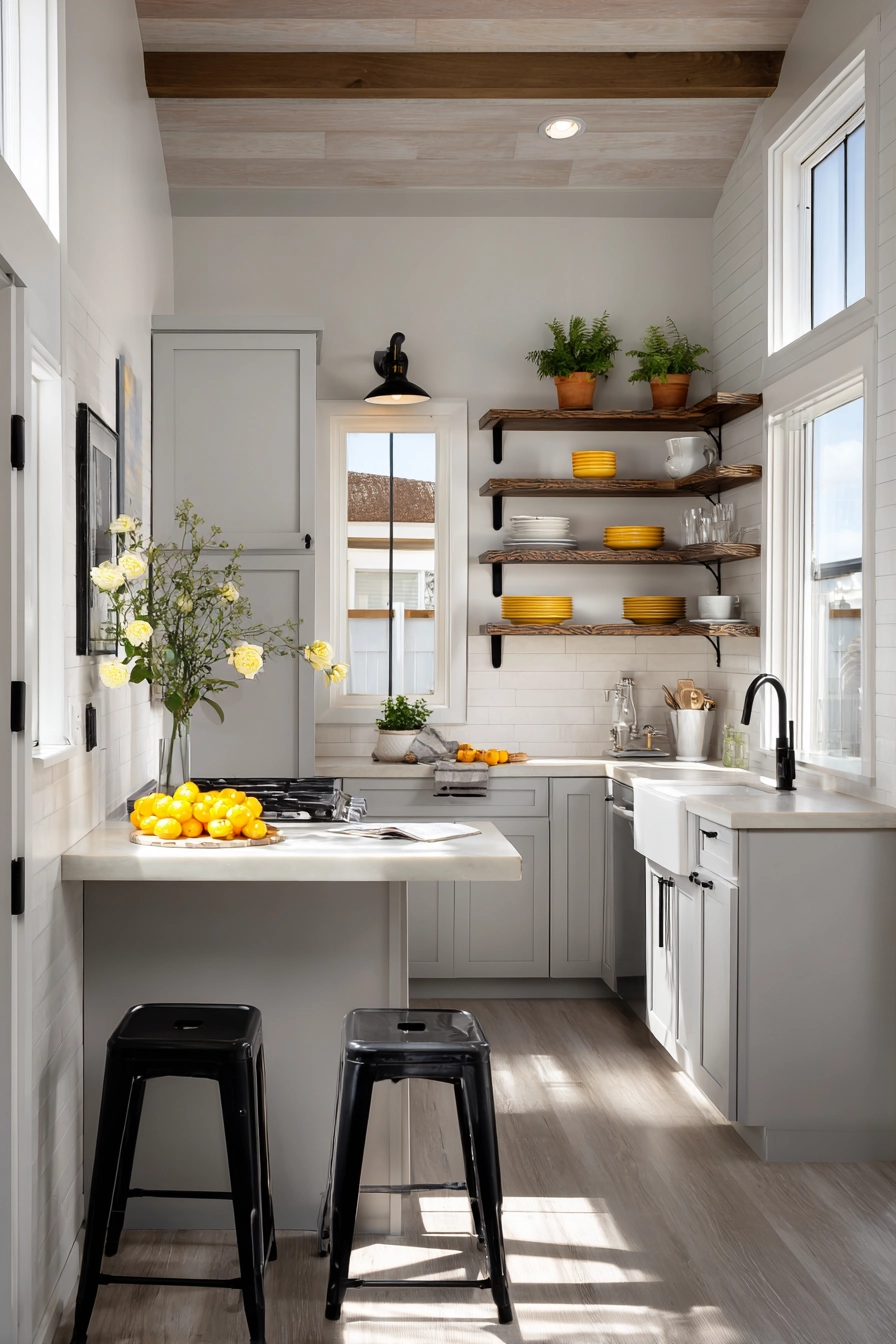 tiny cottage kitchen 15