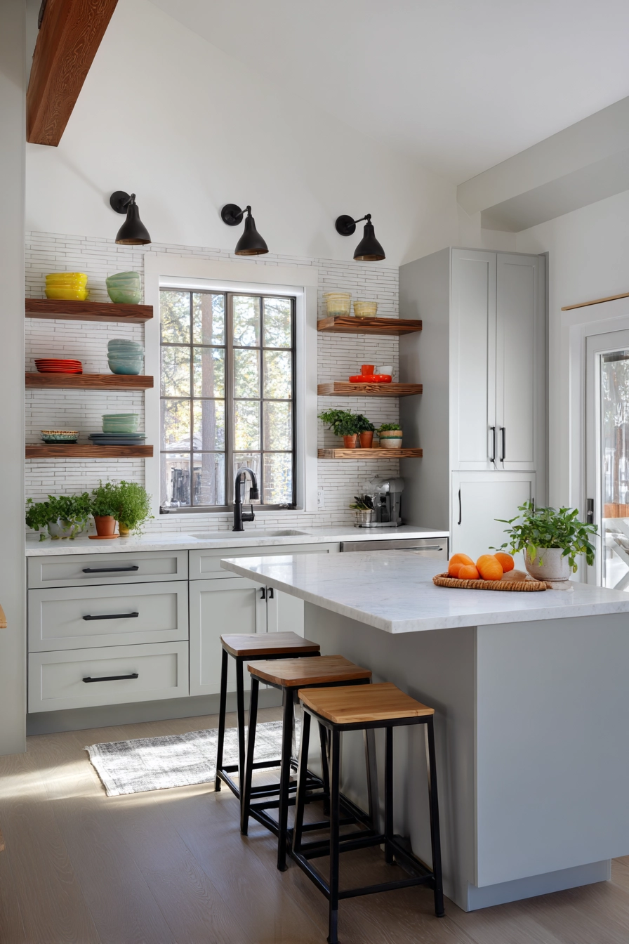 tiny cottage kitchen 16