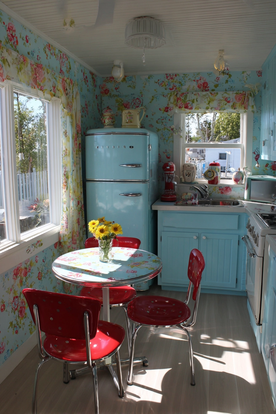 tiny cottage kitchen 17