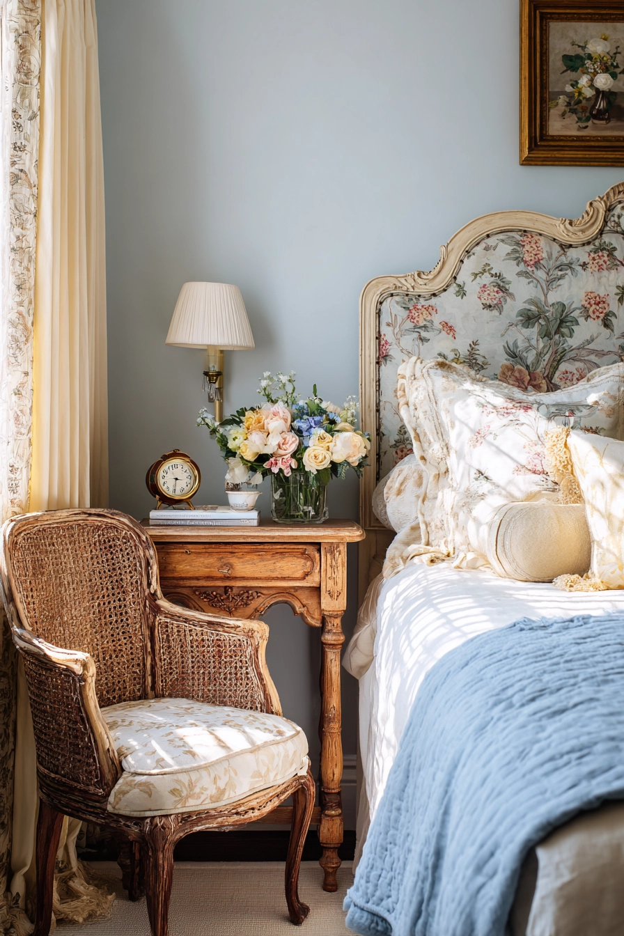 vintage cottage bedroom 10