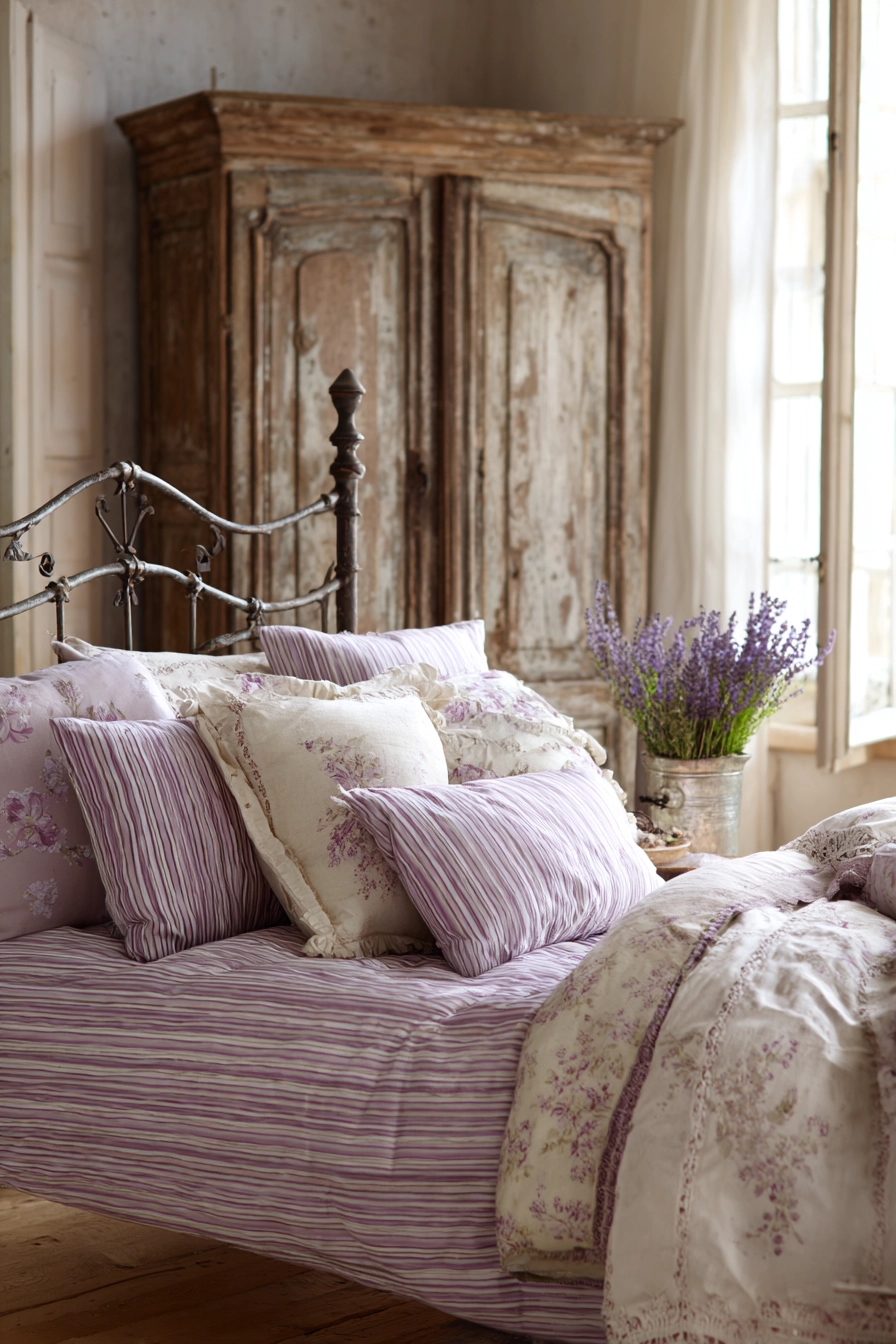vintage cottage bedroom 17