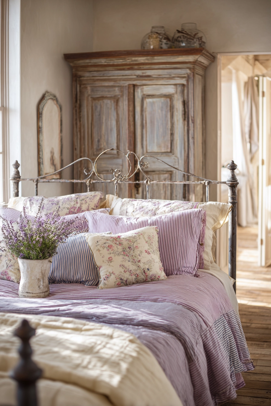 vintage cottage bedroom 19