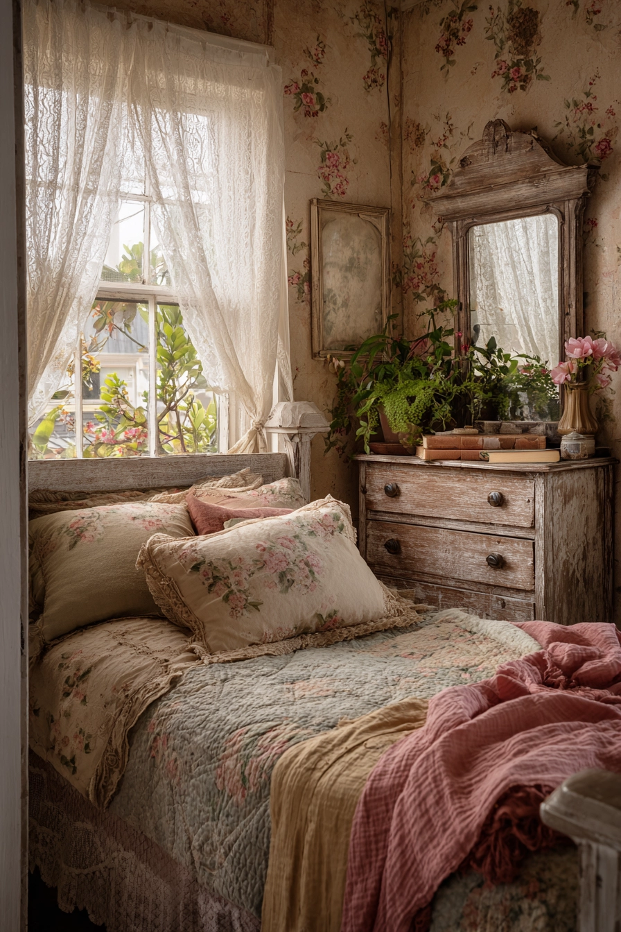 vintage cottage bedroom 2