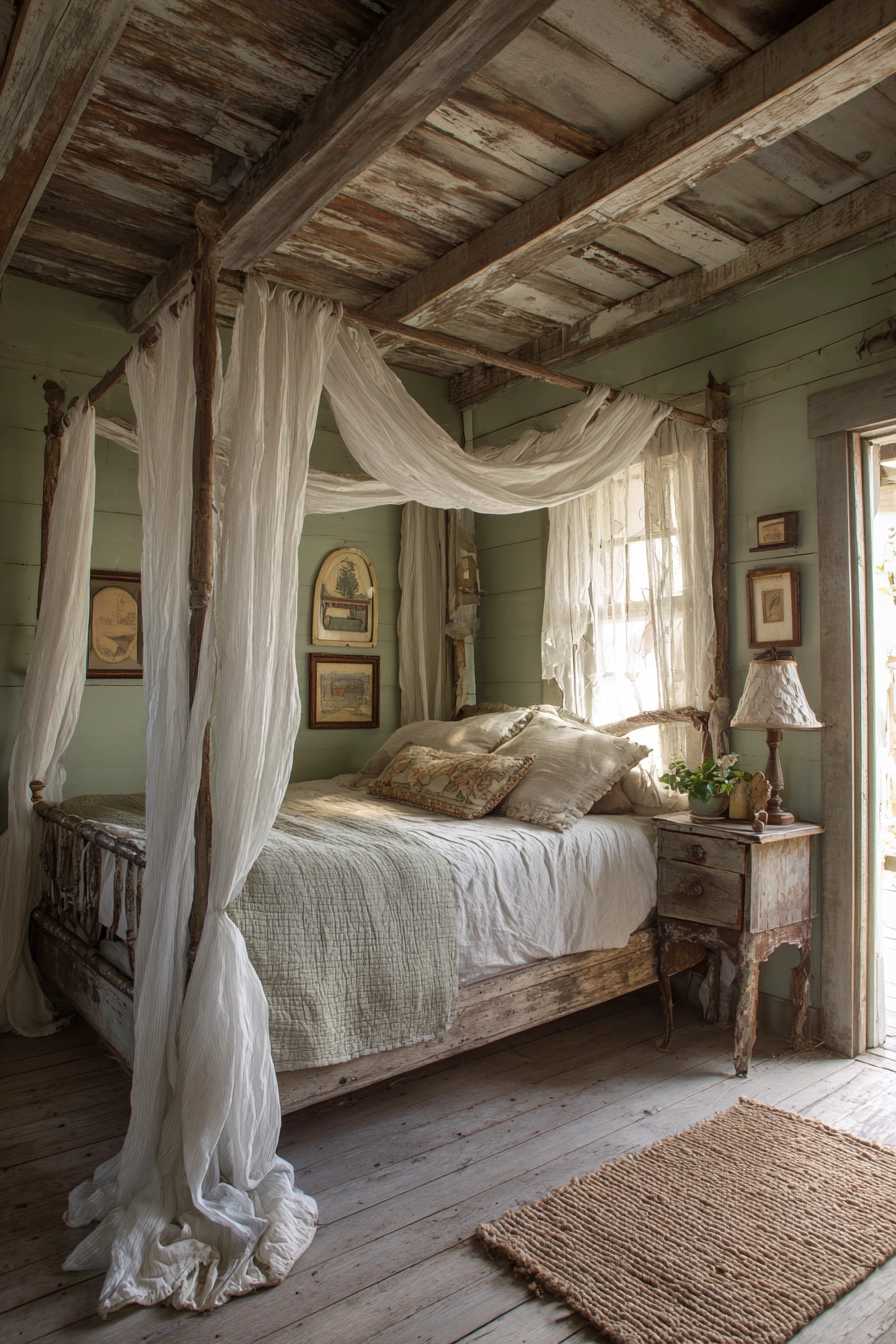 vintage cottage bedroom 5