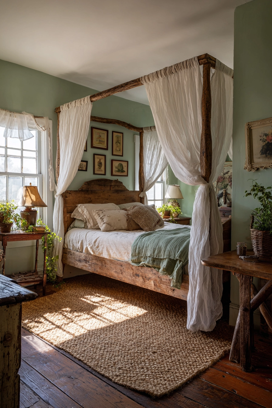 vintage cottage bedroom 6