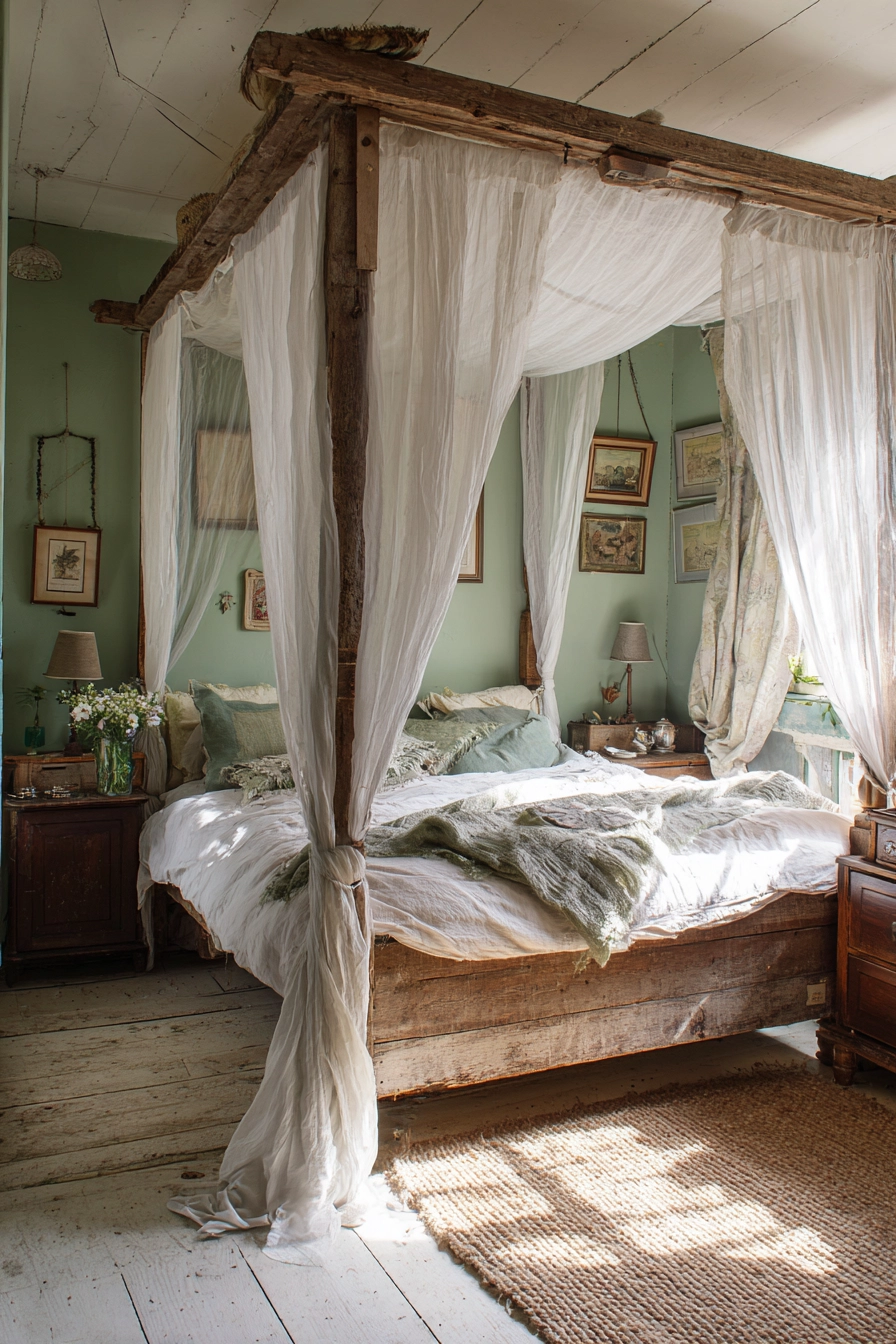 vintage cottage bedroom 7