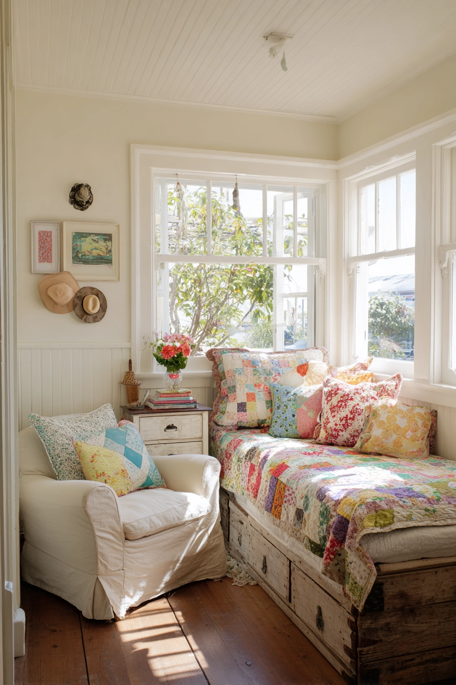 vintage eclectic bedroom 20