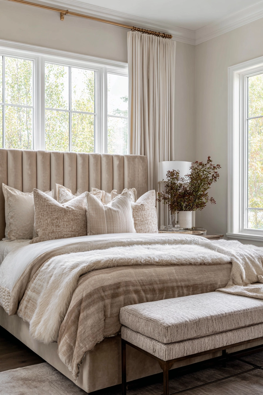 warm beige bedroom 14