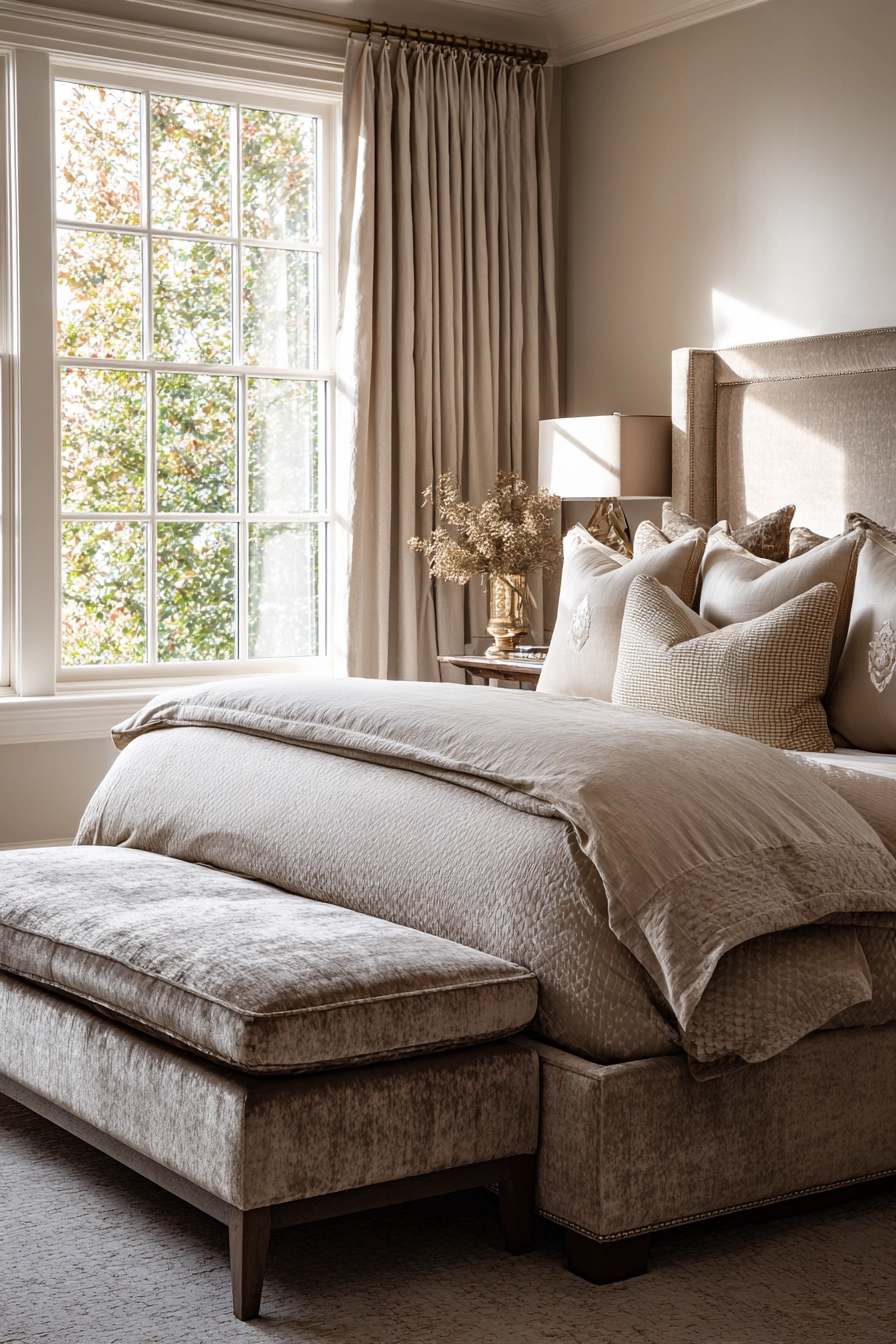 warm beige bedroom 15