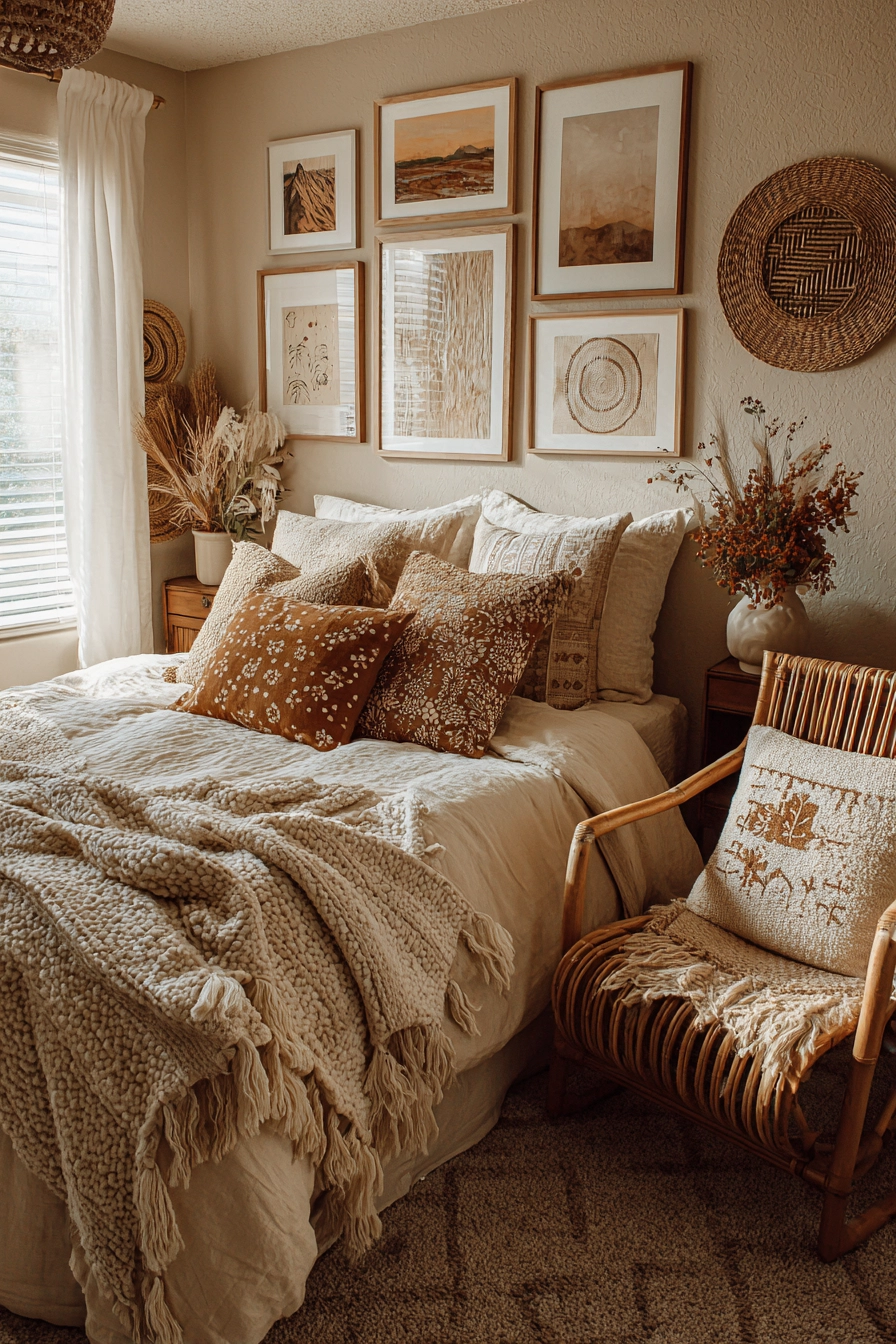 warm beige bedroom 17