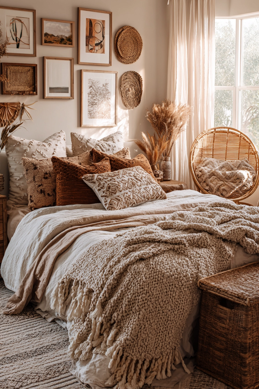 warm beige bedroom 18