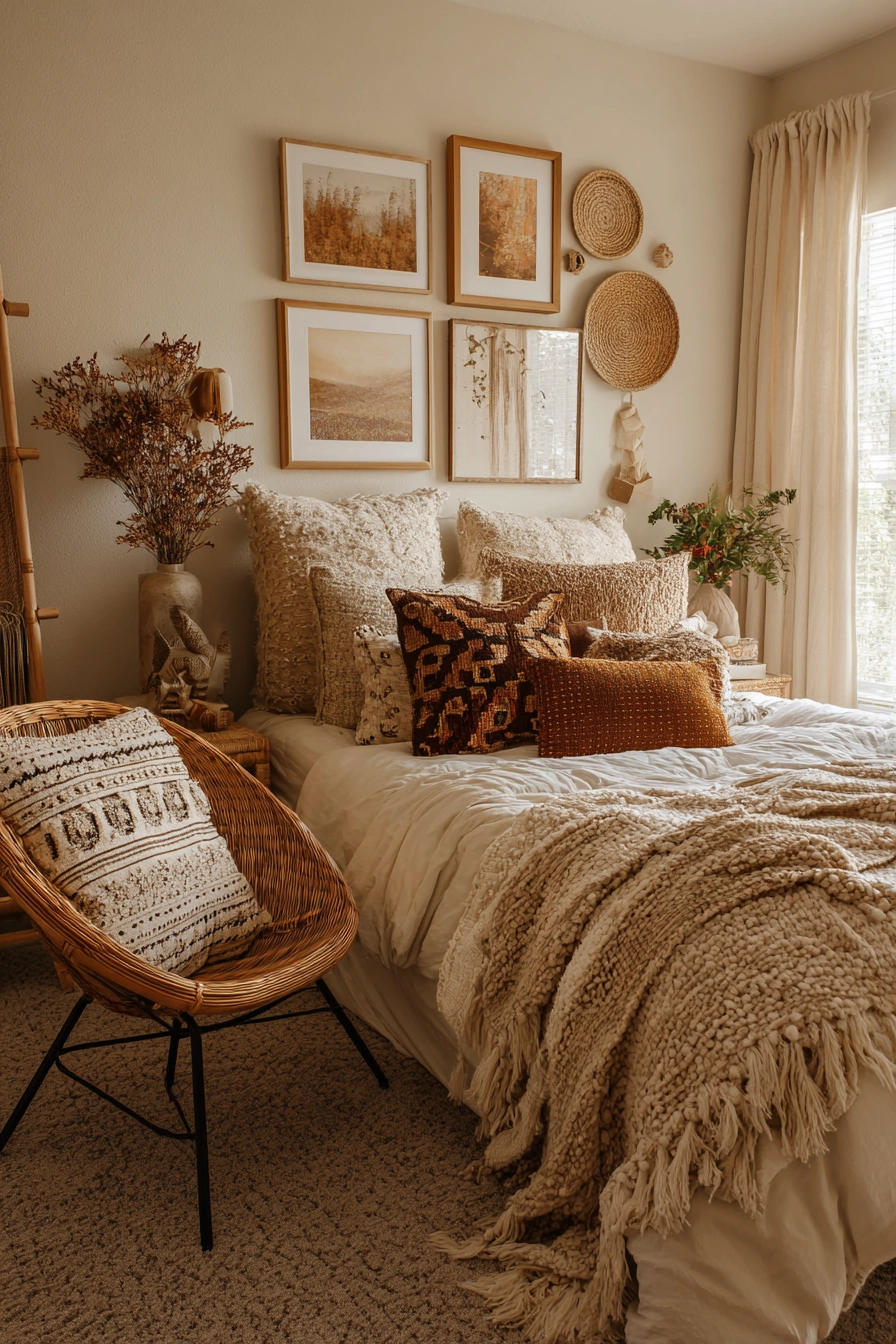 warm beige bedroom 19