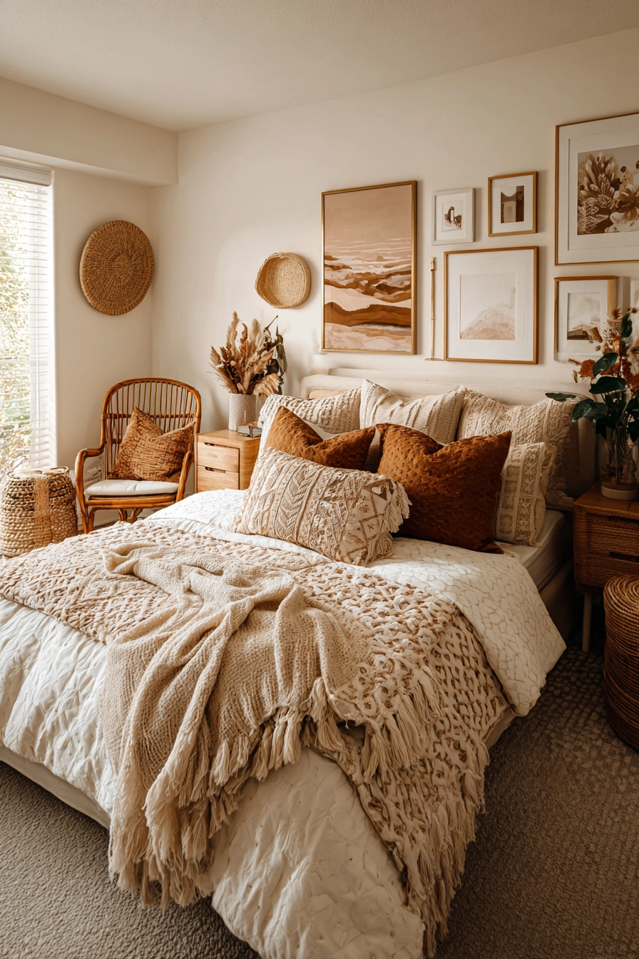 warm beige bedroom 20