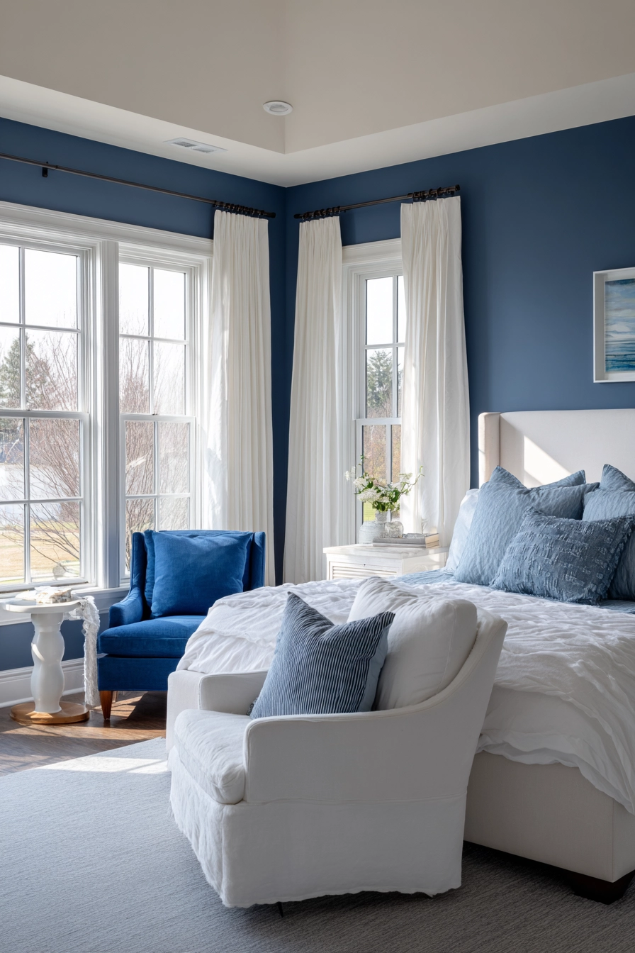 white and blue bedroom 4