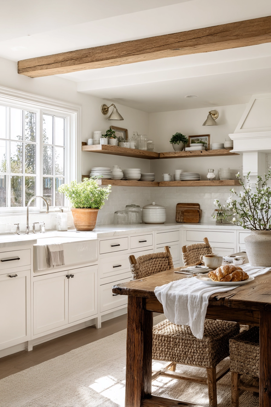 white oak and white kitchen 11