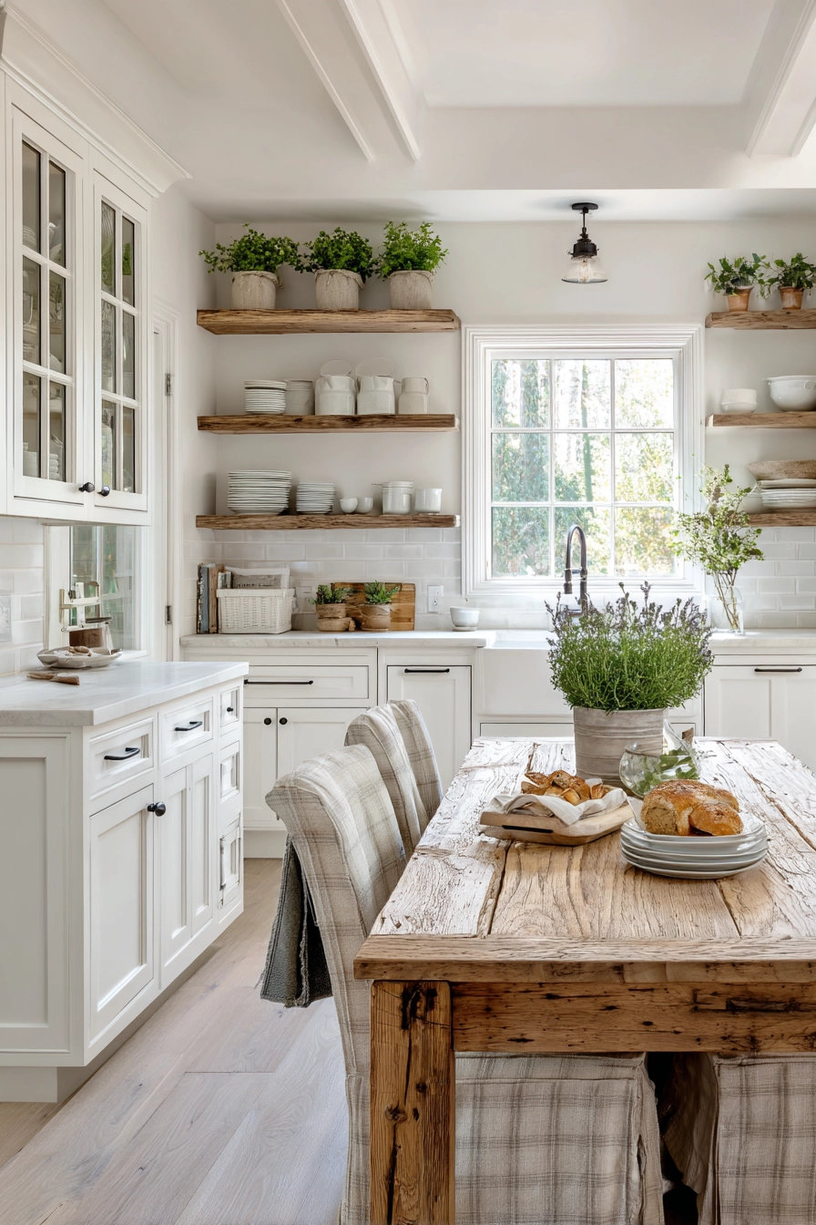white oak and white kitchen 12
