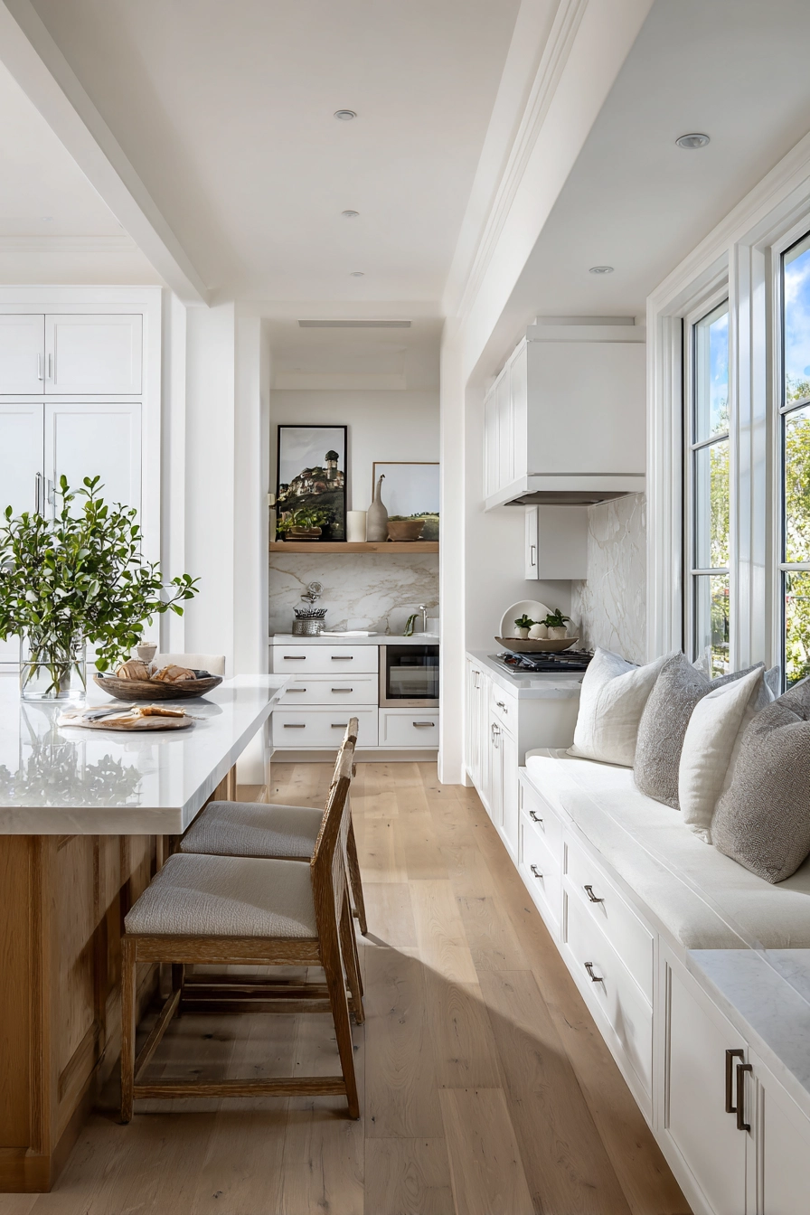 white oak and white kitchen 18