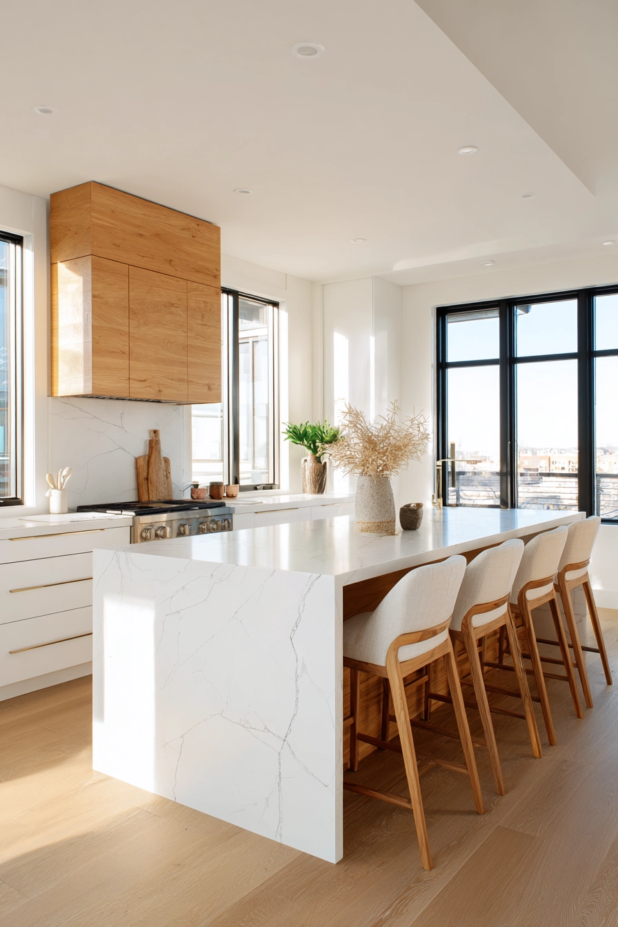 white oak and white kitchen 2