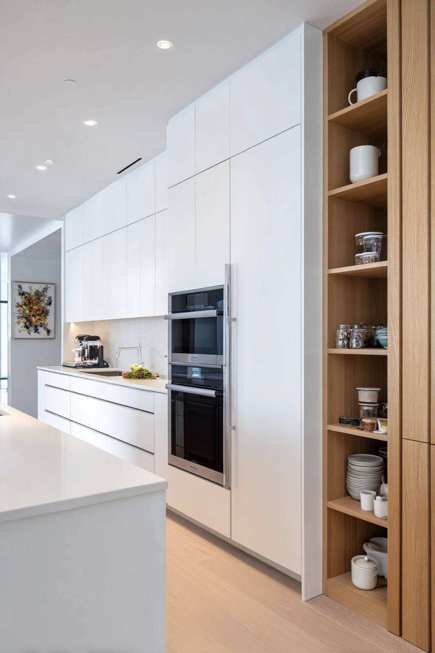 white oak and white kitchen 6