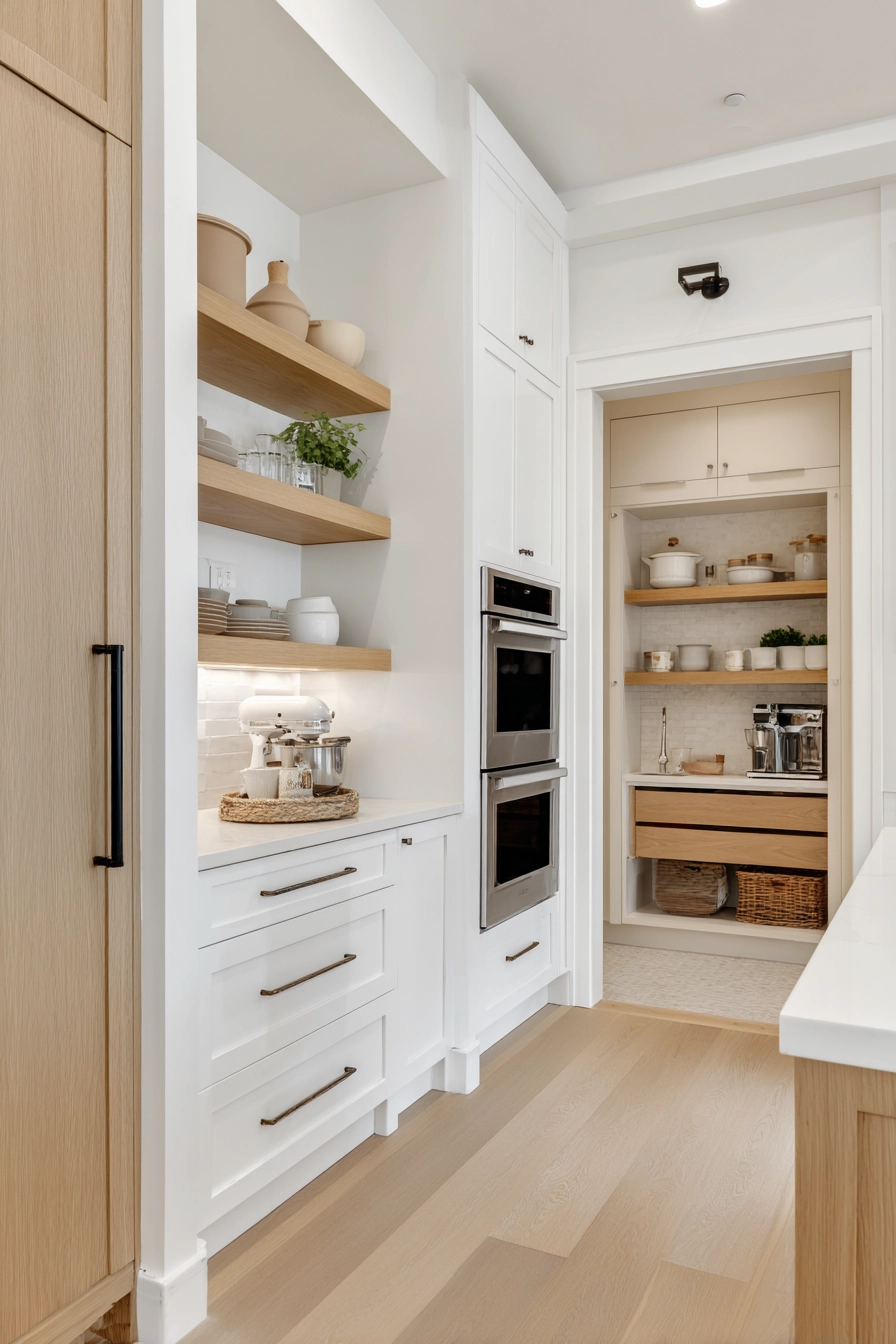 white oak and white kitchen 7
