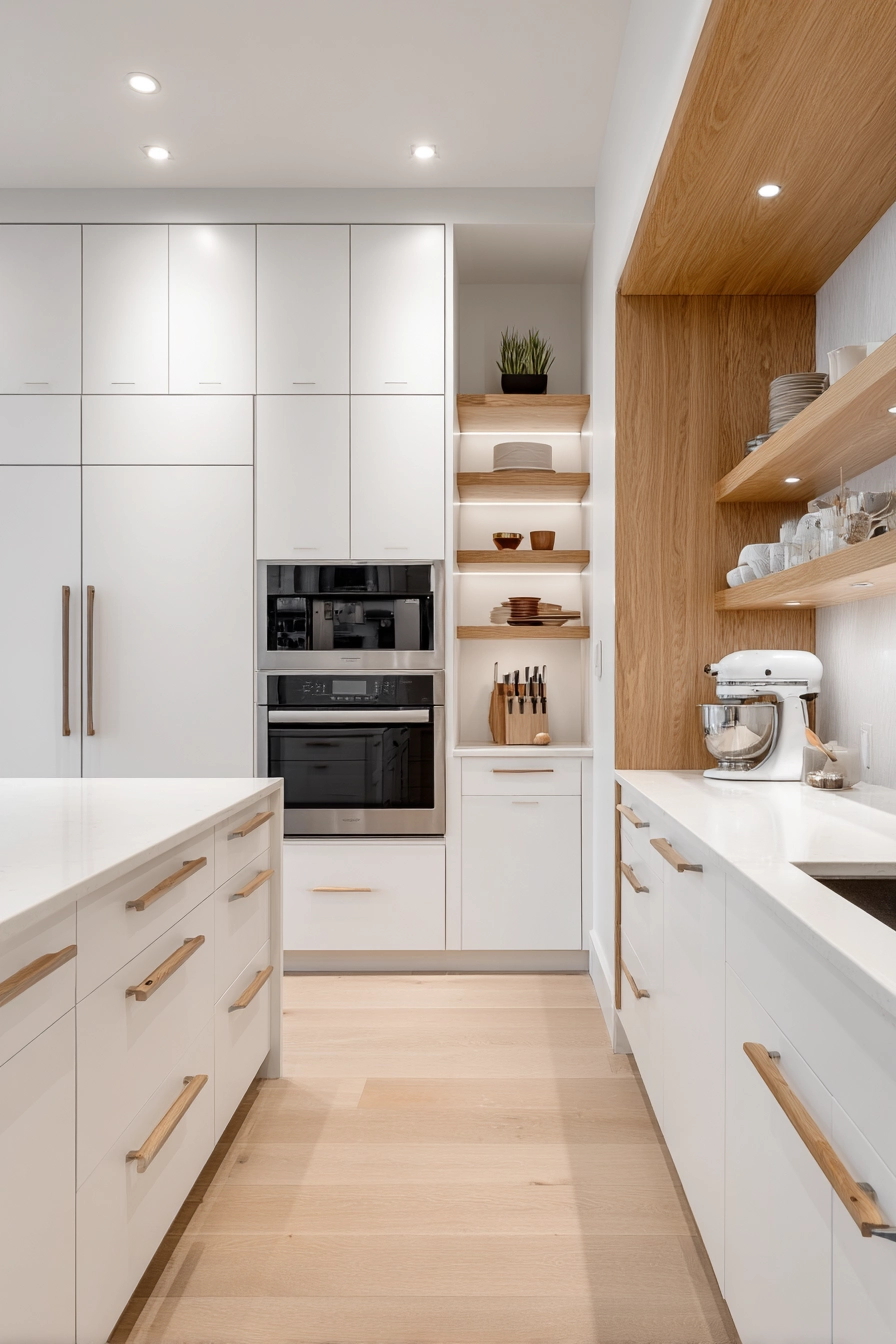 white oak and white kitchen 8